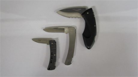 BUCK Pocket Knife Collectible Trio