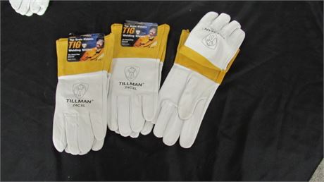 3 New TIG Welding Gloves...L