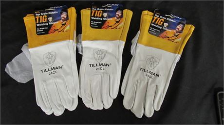 3 New TIG Welding Gloves...Lg
