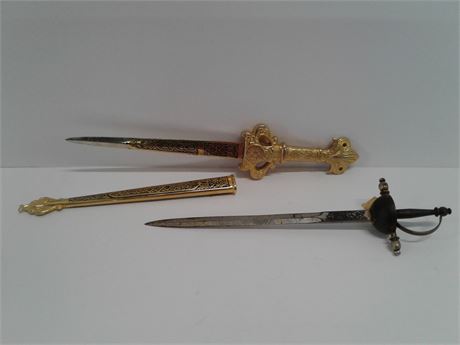 Vintage Miniature Swords