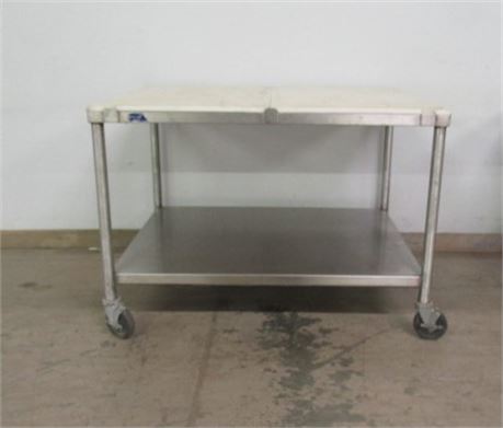 Rolling Food Safe Cutting/Prep Table