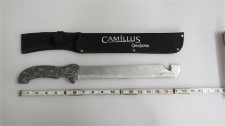 Camillus Titanium Survival Knife w/ Sheath