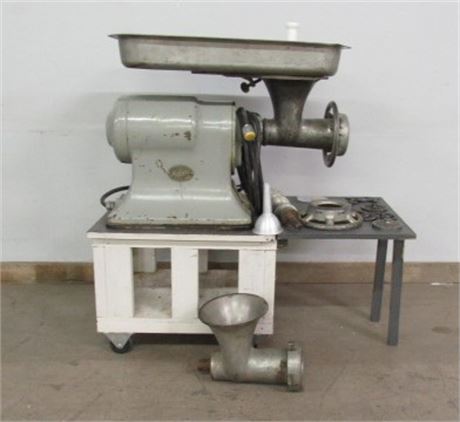 Heavy Duty Hobart 4339 Grinder with Rolling Table 20 Amp Single Phase