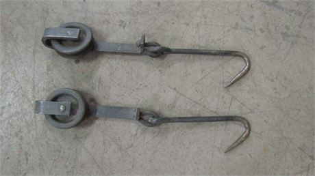 2-10" Meat Trolley Hooks