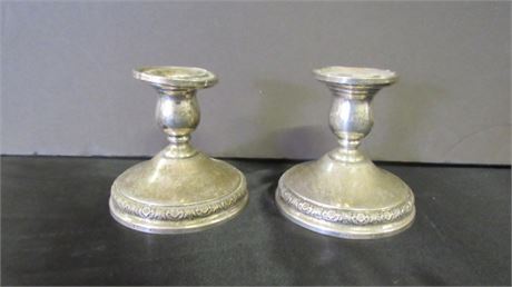 Sterling Silver Candle Holders...21.9oz