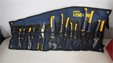 Nice Irwin Vise Grip Set with Hangar Pouch