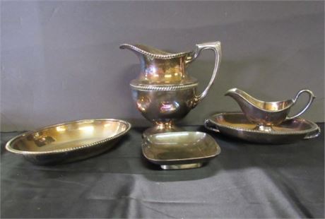 Assorted Collectible Faux Silver Items