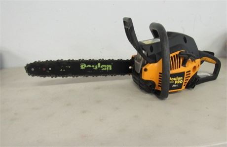 Poulan Pro 16" Chain Saw...Runs !!