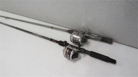 2 Fishing Poles & Reels