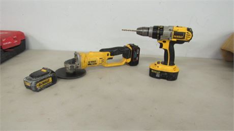 Dewalt Cordless Hammer Drill & Cut-Off Tool...Needs Charger