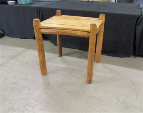 Log Cabin Style Table...27"x29"x28"