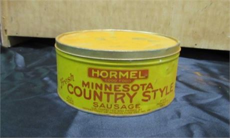 Vintage Hormel Metal Can