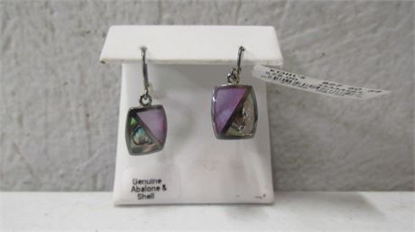 New Abalone & Shell Earrings