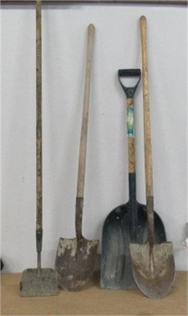 3 Shovels/Hoe