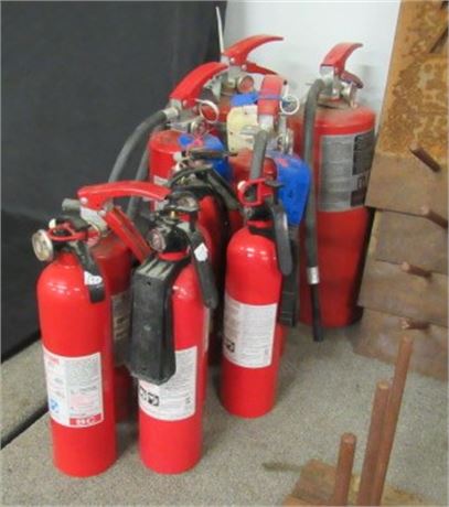 Assorted Fire Extinguishers ...Some with Full Charge