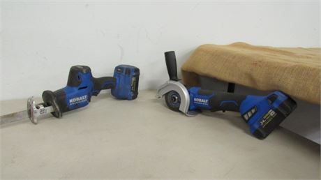 Kobalt Cordless Multi Tool & Saw...Needs Charger