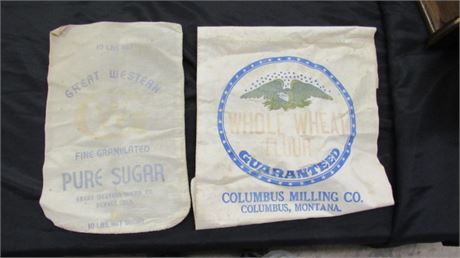 Vintage Flour & Sugar Bags