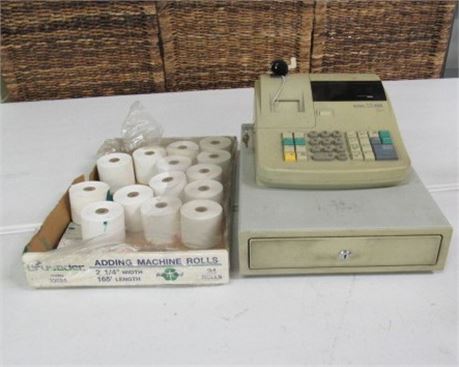 Royal Cash Register with Extra Tape Rolls