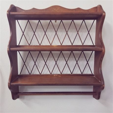 Vintage Display Shelving Rack