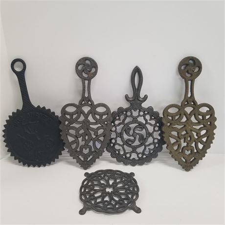 Antique Cast Iron Trivets