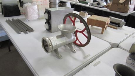 Meat Grinder Body w/ Pulley Wheel for Handle