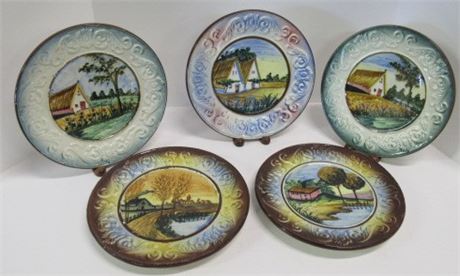 Vintage Painted Plates