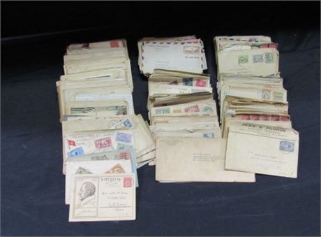 !Collectable Vintage Postcards from Around The World w/ Cancelled Stamps!