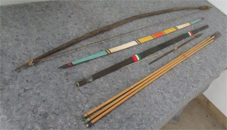 Spears, Arrows, and Bows from Brazilian Interior c. 1963