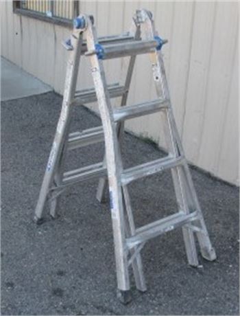 Werner Heavy Duty Adjustable Ladder
