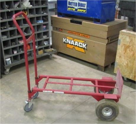 Convertible Hand Truck - Tires need air.