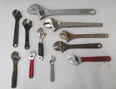 Crescent Style Adjustable Wrenches