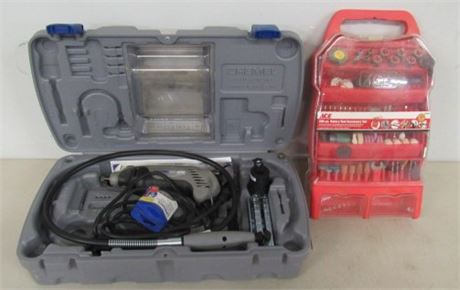 Very Nice Dremel Tool w/ Large Separate Accessory Kit