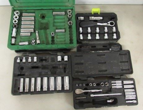 Four Incomplete Socket Sets