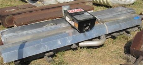 50' Radiant Heater Pipe and Reflector With Heater. Recently Serviced