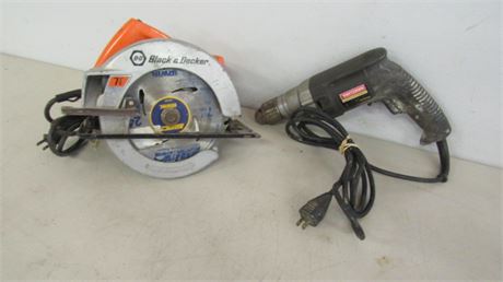 Circular Saw and Drill