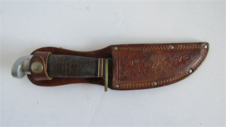 Western Skinning Knife w/ Scabbard