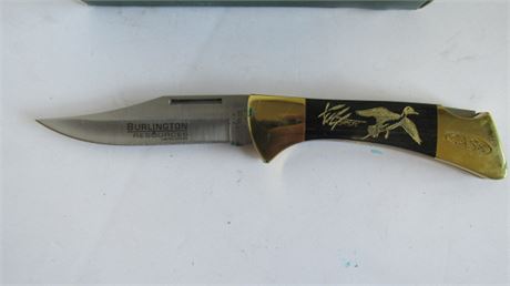 Case Burlington Resources Limited Edition Engraved Pocket Knife