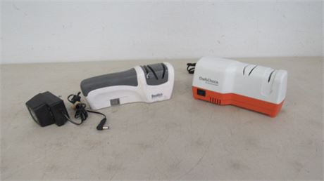 Pair of Electric Kitchen Knife Sharpeners