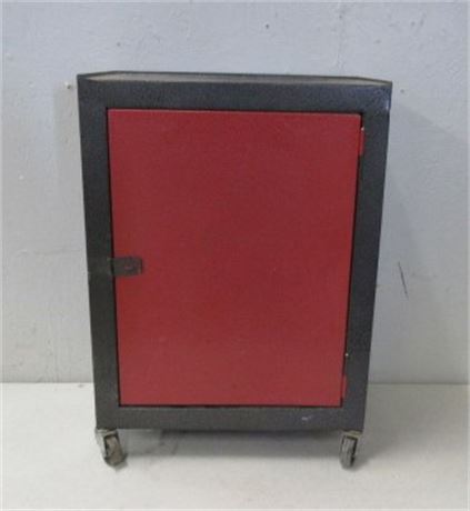 Rolling Steel Tool Cabinet - 18x11x25