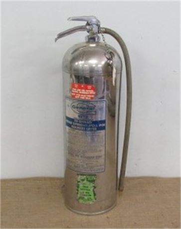 General Stainless Steel Type A Fire Extinguisher