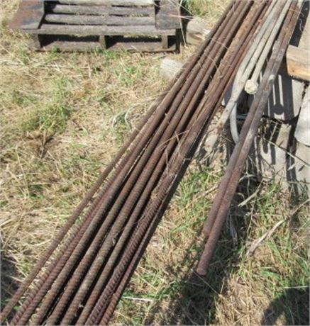 23 (approx) Sticks of #4 Rebar, 20' Long