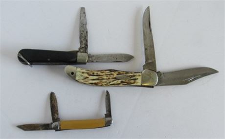 3 Pocket Knives