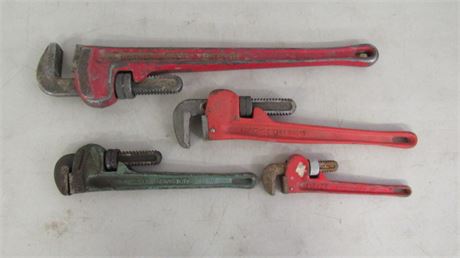 4 Pipe Wrenches