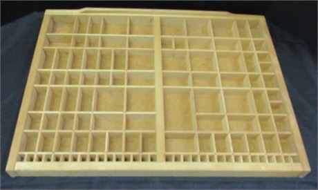 Never Used Typesetter's Type Tray   22x17