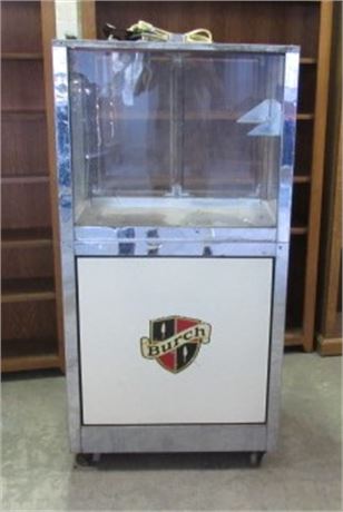 1920-30's Era Burch Theater Popcorn Machine   30x20x60