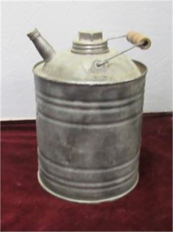 Vintage Galvanized Gas Can