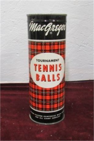 Vintage Can MacGregor Tournament Tennis Balls - Unopened but Seal