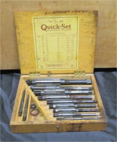 Vintage Cleveland Twist Drill Co. Reamer Set #44