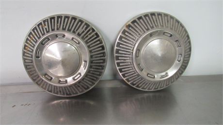 2 Ford Hubcaps