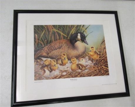 "Mother Goose" by Joseph Thornburg Framed Print   25x21